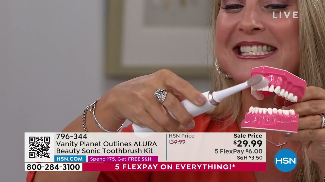 Vanity Planet Outlines ALURA Beauty Sonic Toothbrush Kit