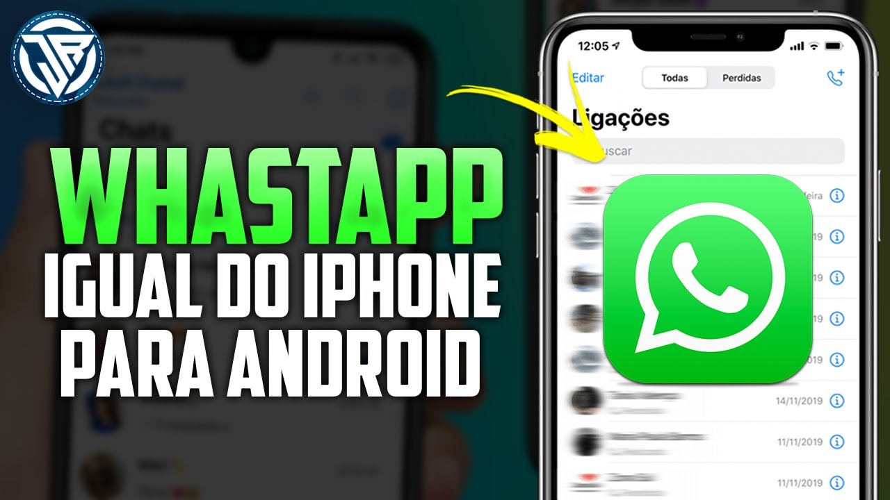 Como Deixar Whatsapp Igual Do IPHONE ATUALIZADO 2020