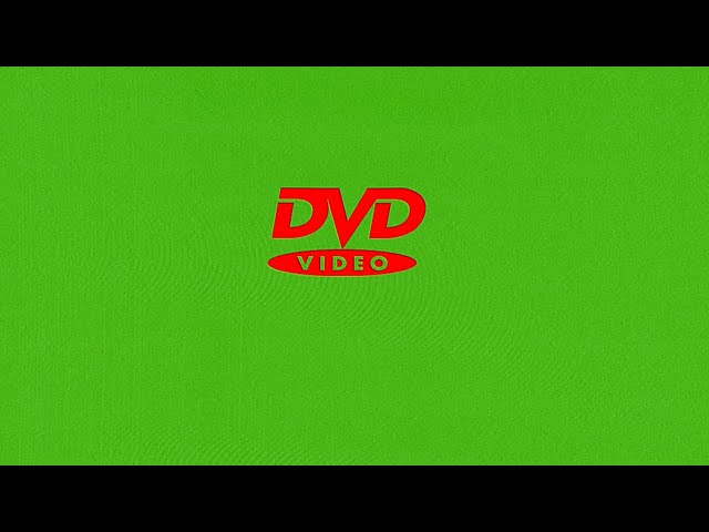 Old DVD Screensaver Green Screen Animation 