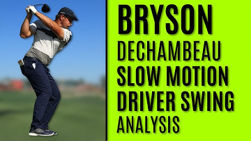 GOLF: Bryson DeChambeau - Slow Motion Driver Swing Analysis