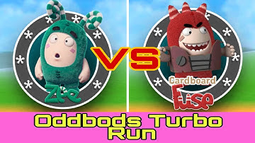 Zee vs Cardboard Fuse | Oddbods Turbo Run | Gameplay | Games Walkthrough