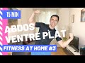 Abdos ventre plat 15 min  fitness at home 3  matthieu verneret