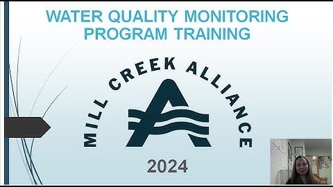 2024 Water Quality Monitoring Program Training Video
