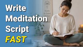 How to Write Meditation Scripts Fast
