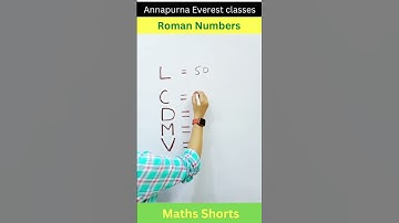 Daily Maths | Roman Numbers #mathshorts #shorts #shortsvideo #viral #trending #ytshorts