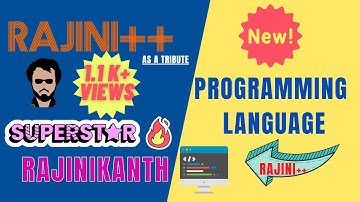 RajiniPP Superstar programming Language | Rajinikanth | New Programming Language | rajini++
