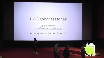 UWP goodness for all! (DevReach 2017)