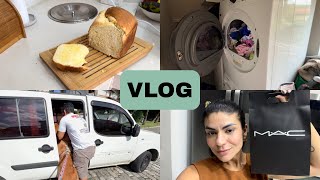 COMPRAS NA MAC | TOALHAS DE BANHO NOVAS | SEQUEI TODAS AS ROUPAS NA SECADORA | BANHO NOS PETS ❤️