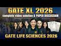 GATE Life Sciences 2026 Paper Discussion | GATE XL 2026 Complete Video Solution |  VedPrep Biology