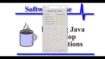 JavaFX Spelling Test Application packaged for deployment
