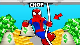 CHOP BECAME RICHEST SPIDERMAN IN ROBLOX SUPERHERO TYCOON