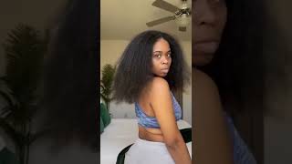 Blown Out Hair to Curly Hair!