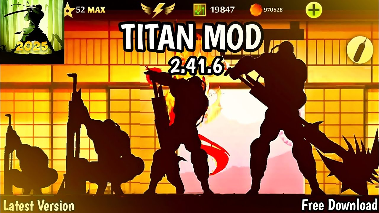 Shadow Fight 2 Version 2.41.6 TITAN Mod Apk Unlimited Everything