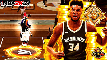 LEGEND GIANNIS ANTETOKOUNMPO DOMINATES EVERYONE at the STAGE on NBA 2K21