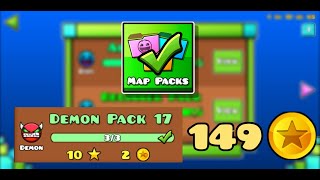 Demon Pack 17 - ALL MAP PACKS COMPLETE!!! - Geometry Dash 2.11