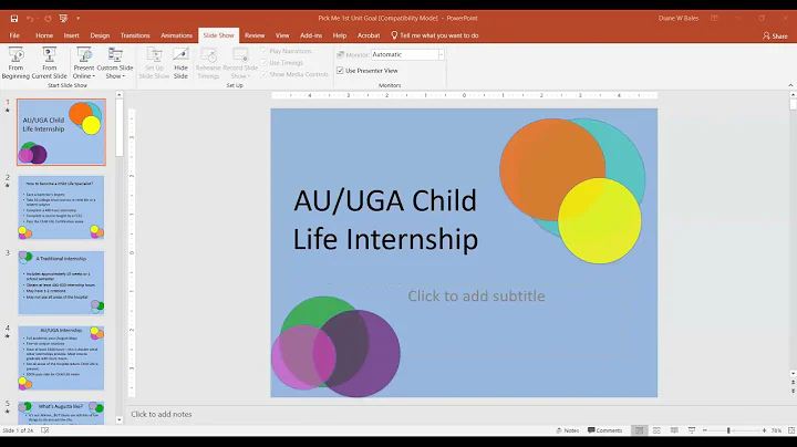 UGA Joint Child Life Program Information Meeting, ...