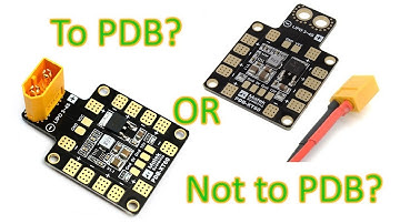 Solder to PDB or not to PDB ?