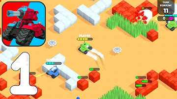 Tank Battle io - Part 1 GamePlay Walkthrough IOS, Android
