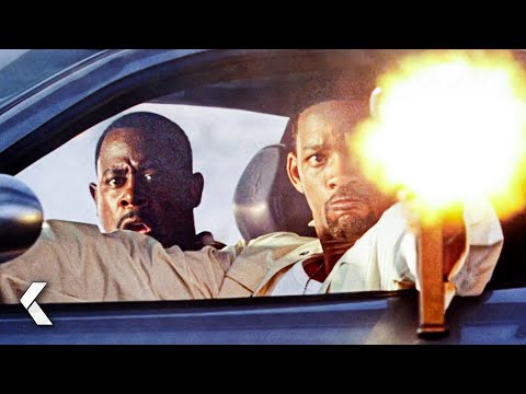 All Epic Car Chase Scenes From The Bad Boys Movies | Will Smith, Martin Lawrence