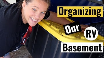 RV Organization//RV Basement Storage Ideas