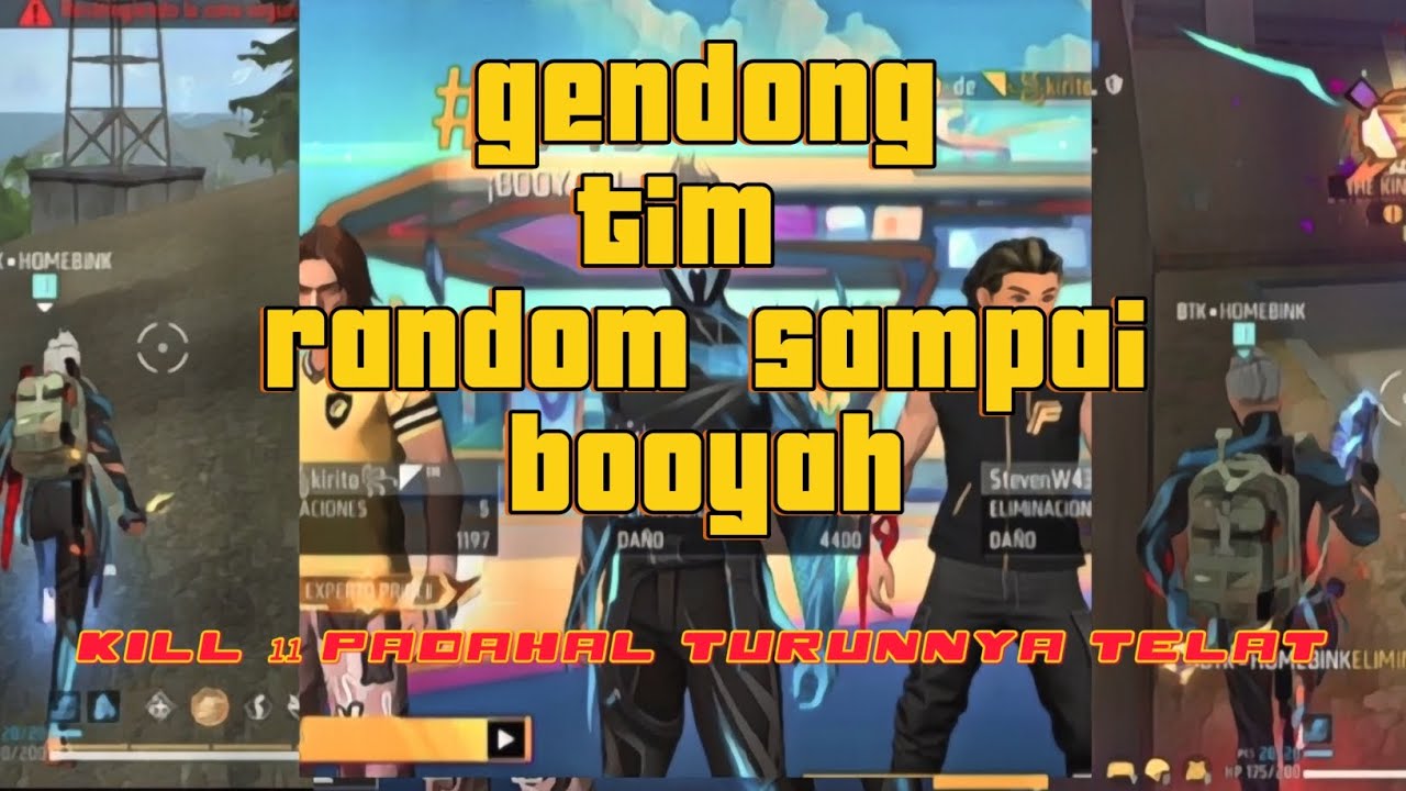 Tim Random BOOYAH SIANG BERSAMA TIM RANDOM #freefire #garenafreefire #tranding # ...
