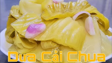 CẢI MUỐI CHUA - Cách Làm Dưa Cải  muối chua Vàng Giòn tự nhiên để được lâu, không cần phơi nắng