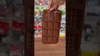 Molde Silicona Mini Tabletas Chocolate 12 Cavidades