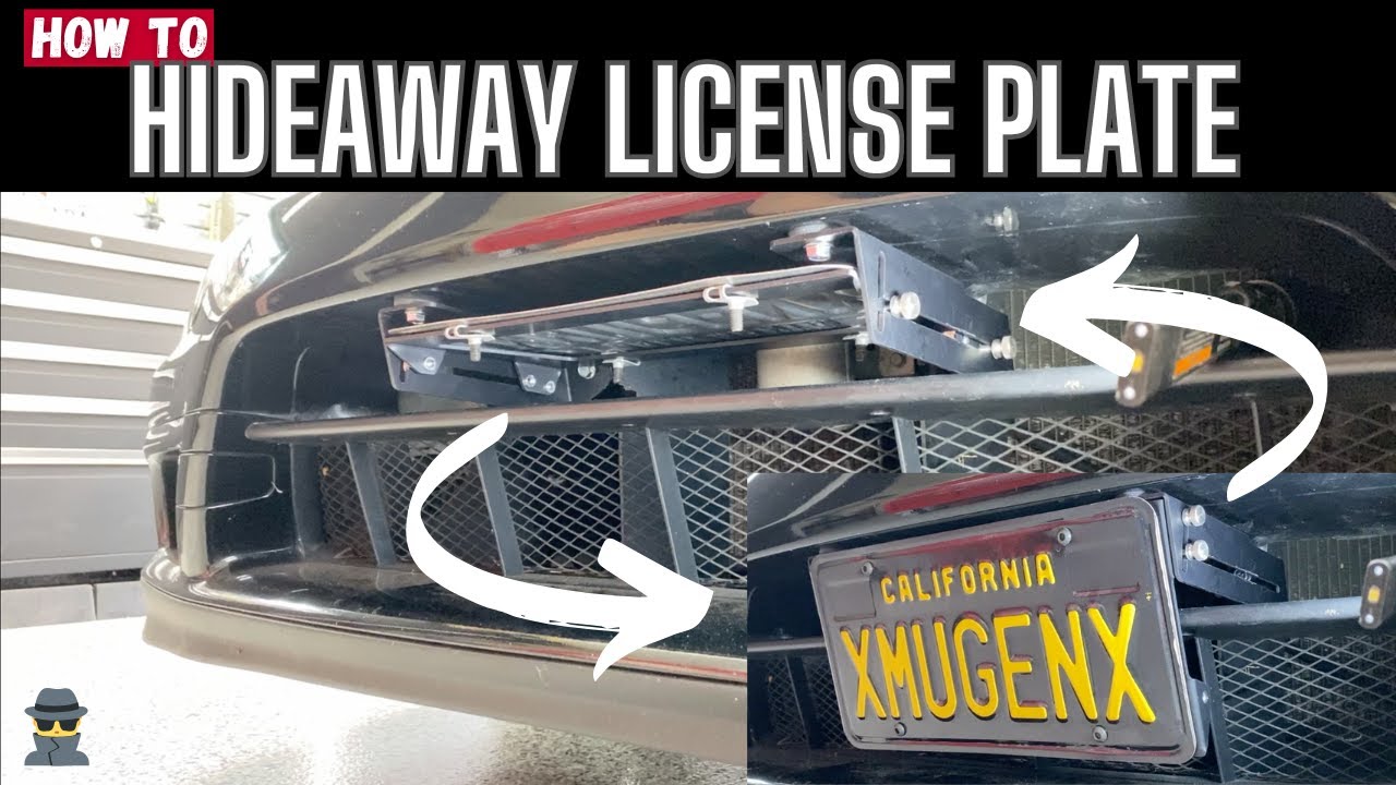 How to Install a Stealth License Plate Bracket on a NSX | FULL DIY | 1991-2005