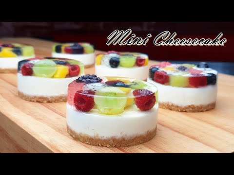 Hayır - Fırında Pişir / Hayır - Yumurta / Hafif meyveli mini cheesecake Tarif