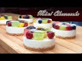 No-Bake/ No-Egg/과일 미니 치즈 케이크 만들기/ Easy Fruit Mini Cheesecake Recipe / フルーツミニチーズケーキ / फल मिनी चीज़केक