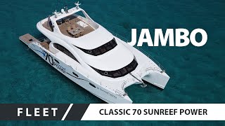 70 Sunreef Power - luxury power boat - cruising in the Bay of Cannes