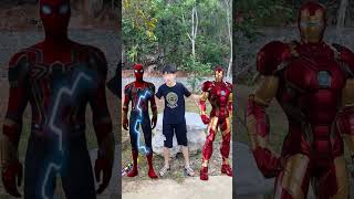 He Transforms Into Spiderman Iron Man Vs Pacman Attack Tiktok