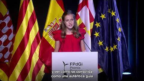 Palabras de S.A.R. la Princesa de Asturias y Girona - Premios 2020 y 2021