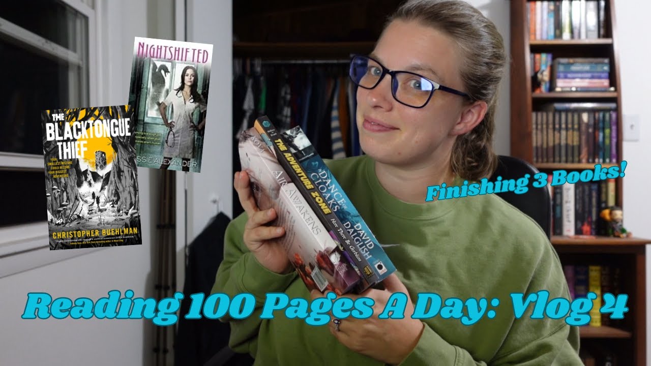 Challenging Myself To Read 100 Pages A Day: Week 4 - YouTube