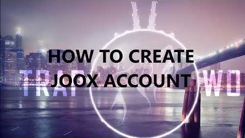 How To Create JOOX Account #Tutorial 1