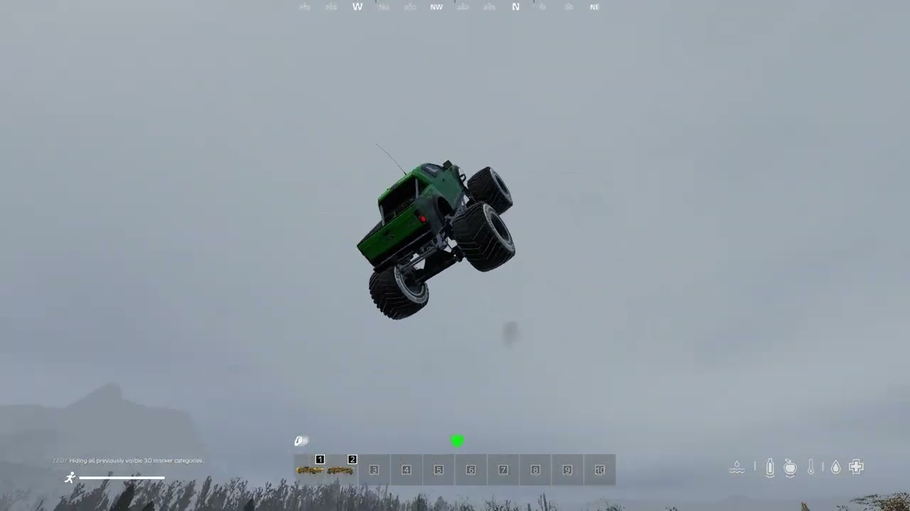 MONSTER TRUCK JUMPS ON BRAZZ & BLOOD