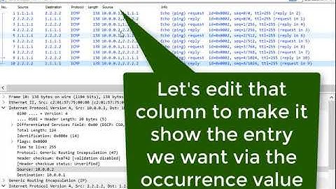 Wireshark Tip #18: Column Occurrence