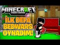 İLK DEFA BEDWARS OYNADIM!! | Minecraft PE Bedwars