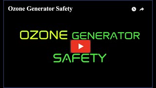 Ozone Generator Safety