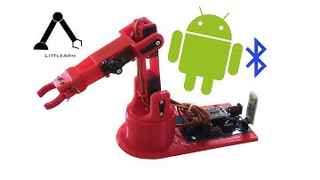 Bluetooth and Using Android App for LittleArm Arduino Robot Arm