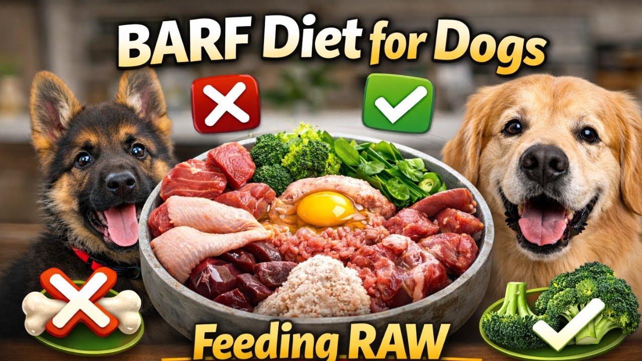 BARF-диета для собак: подробное объяснение 🥩🐶 (Безопасна для щенков и взрослых собак!)