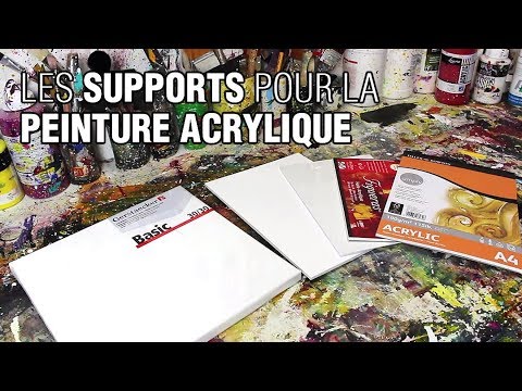 Peinture Acrylique Sur Quoi Peindre Youtube