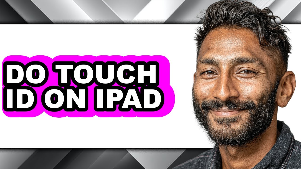 How to Do Touch Id on Ipad (updated)