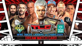 WWE TLC 2024 - Dream Match Card [v3]
