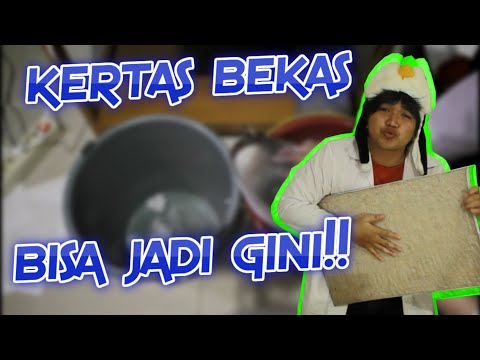 Cara Daur Ulang Kertas Bekas Menjadi Papan / Meja Extender