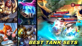 BEST TANK SETS MOBILE LEGENDS | TANK MONTAGE MLBB