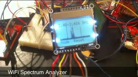 2.4GHz Arduino/CYWM6935 Spectrum Analyzer