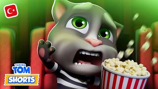 Sinemada Cadılar Bayramı 😱🍿 Konuşan Tom'dan Kısa Kısa