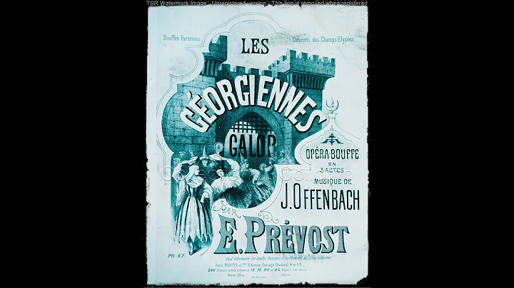 Jacques OFFENBACH - Les Gorgiennes, galop par E. P...