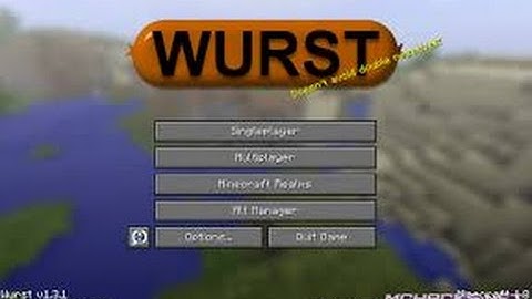 Minecraft Hacked Client 1.8 | Wurst with Download